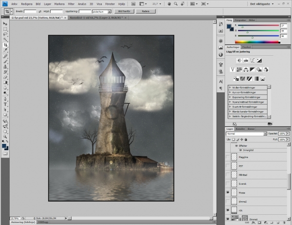 Creation of Lighthouse.: Step 4